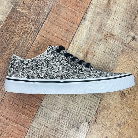 Vans Atwood Women's 8.5 Paisley Print Lace Low Top Sneakers Skate Skater - Picture 4 of 8